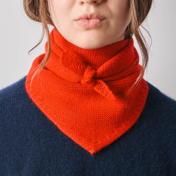 Merci - Bandana en cachemire Martine - Rouge