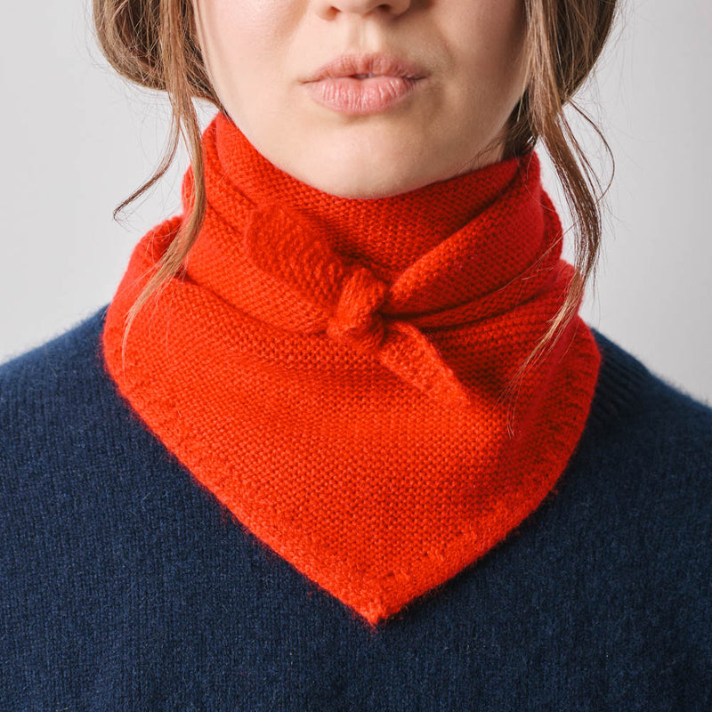 Merci - Bandana en cachemire Martine - Rouge