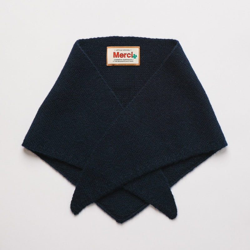 Merci - Bandana en cachemire Martine - Marine