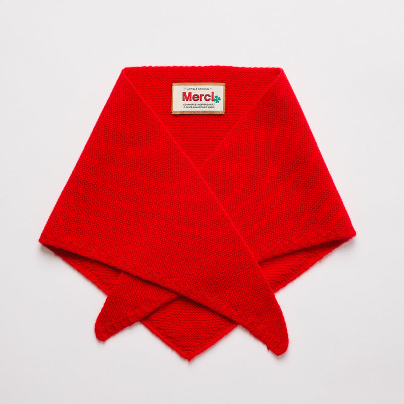 Merci - Bandana en cachemire Martine - Rouge
