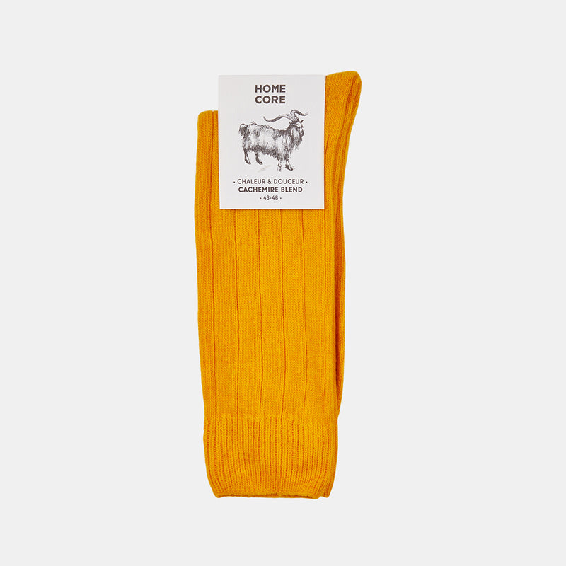 Homecore - Chaussettes Cachemire - Moutarde