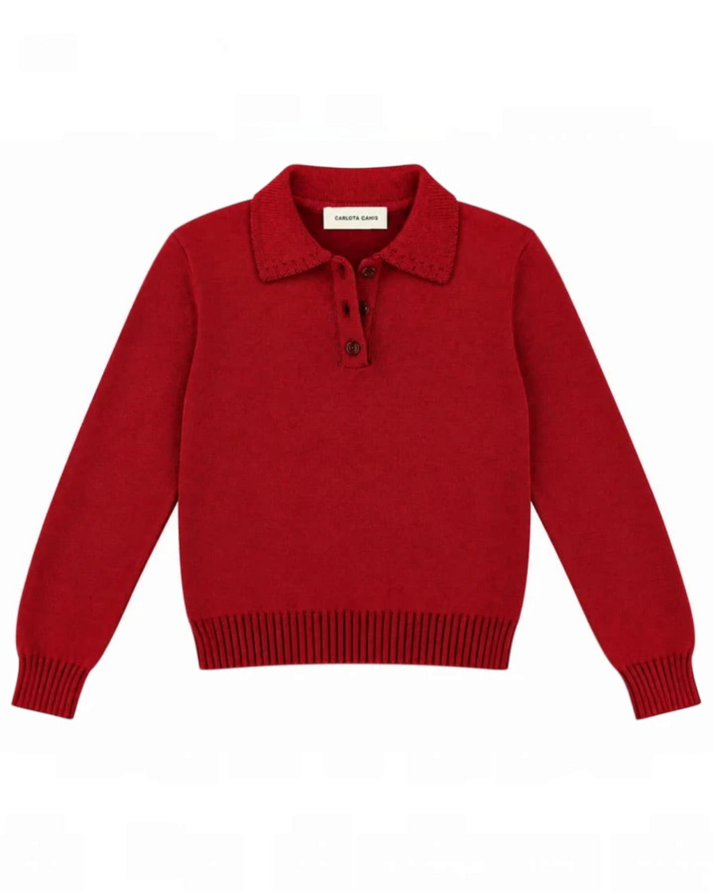 Carlota Cahis - Polo Mustang - Rouge