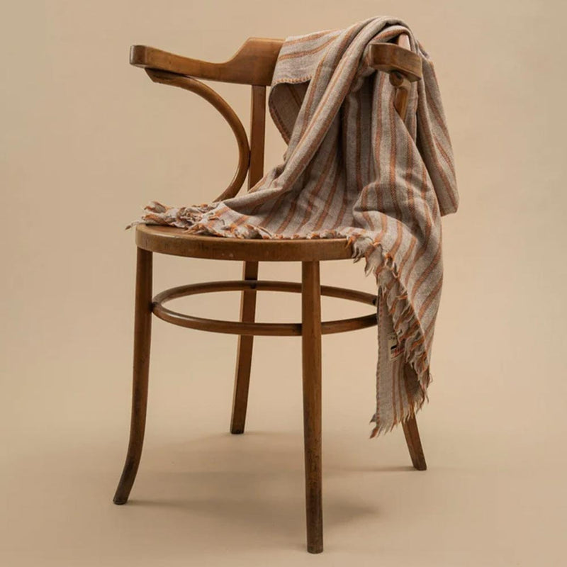 Plaid en laine n°75 - Terracotta - Moismont