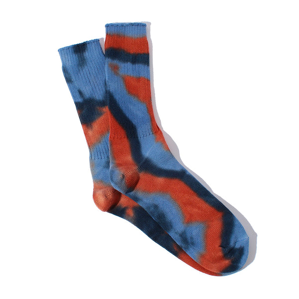 Anonymous ISM - Chaussettes Tie Dye - Navy