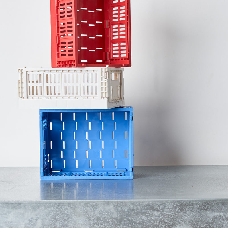 Set 2 cagettes - Hay - Mini Electric Blue