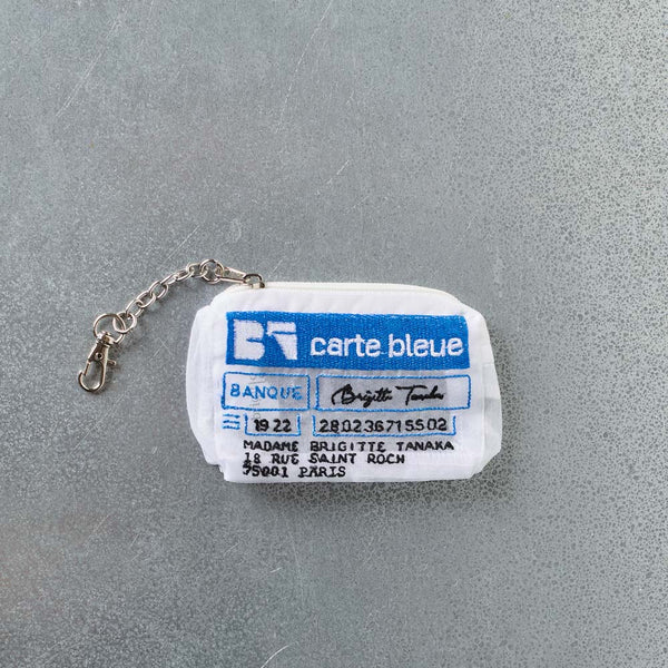 Brigitte Tanaka - Pochette en organza - Carte Bleue