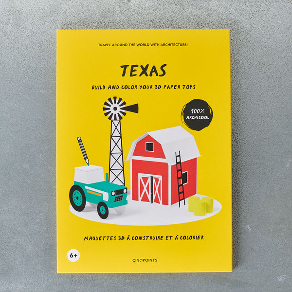 Maquette à colorier - Texas