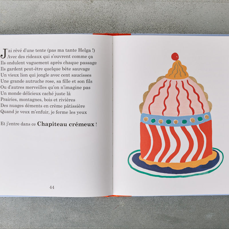 Livre pour enfant - J'ai revé d'un gâteau