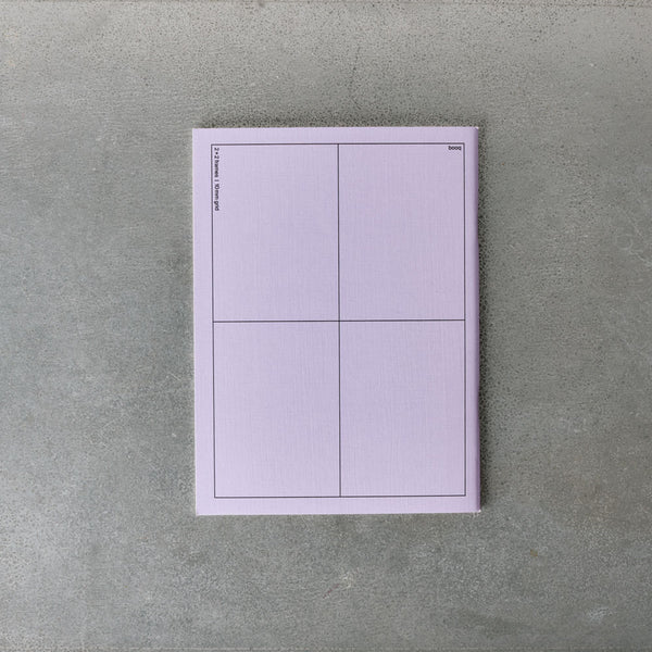 Carnet Booq - Violet & Orange