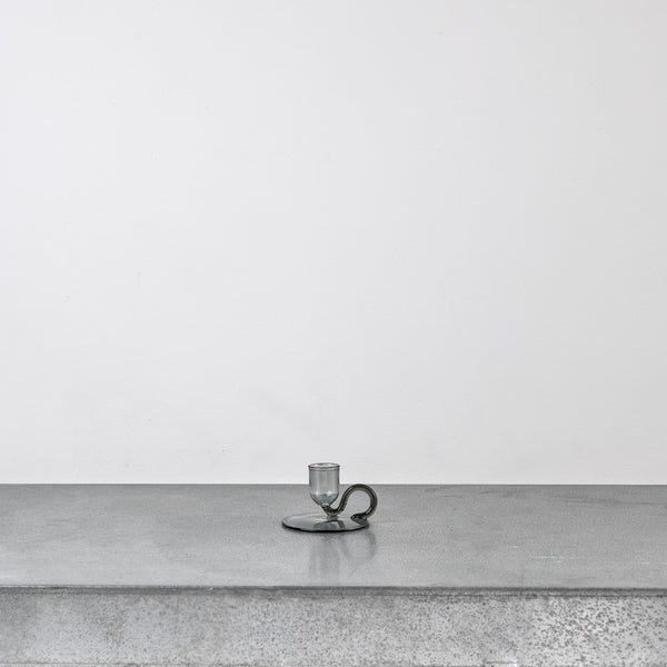 Bougeoir Curved - Gris