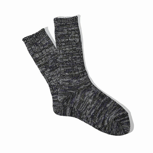 Anonymous ISM - Chaussettes 5 Color Mix Crew - Gris 39