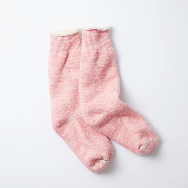 Rototo - Chaussettes double face R1001 - Rose