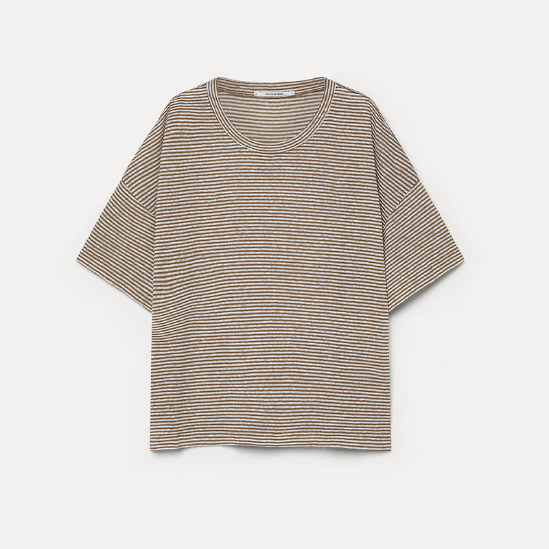 Pomandère - T-shirt Rayures - Beige