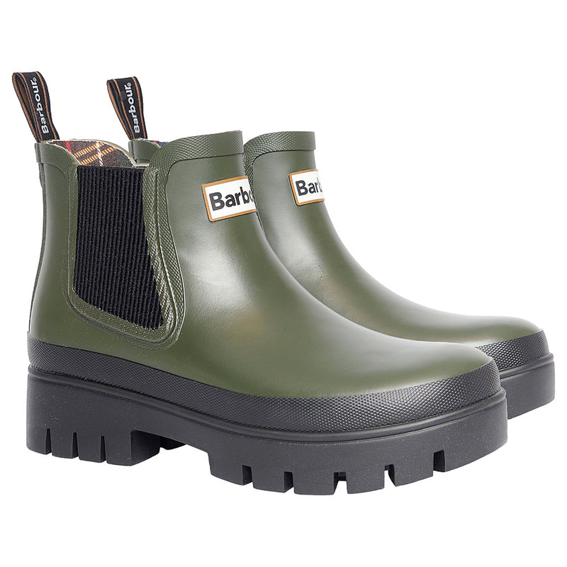 Barbour - Bottines Halton - Olive