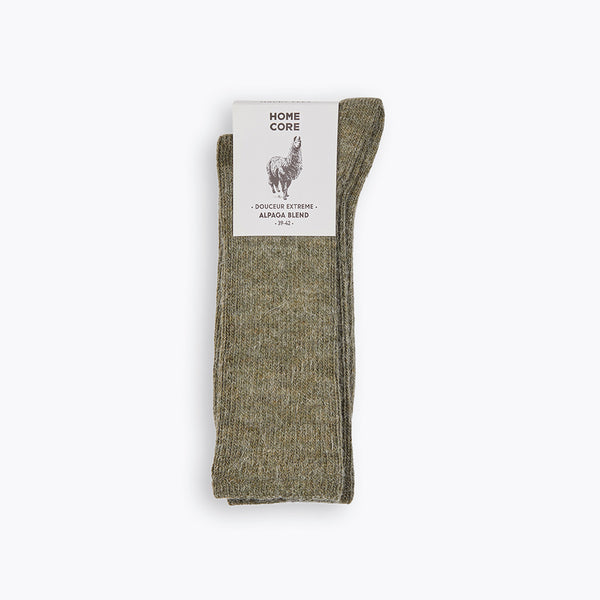 Homecore - Chaussettes Alpaga - Olive