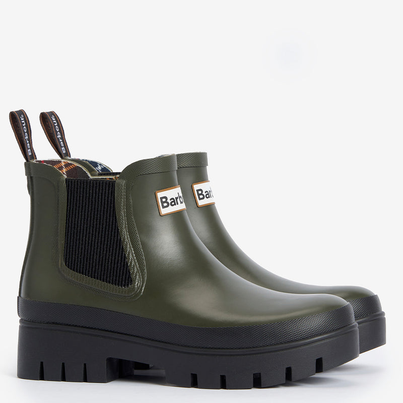 Barbour - Bottines Halton - Olive