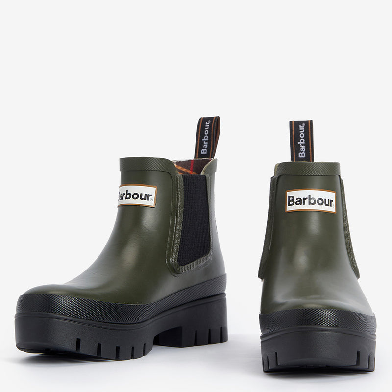 Barbour - Bottines Halton - Olive