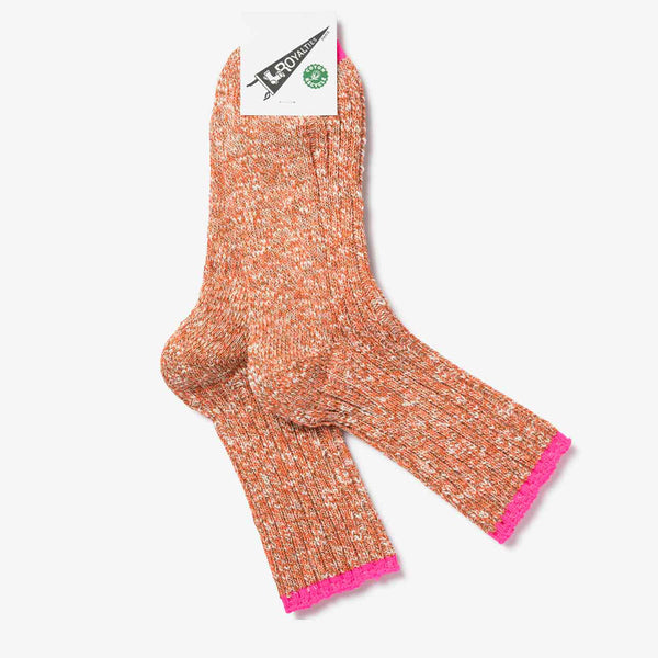 Royalties - Chaussettes Sara - Orange