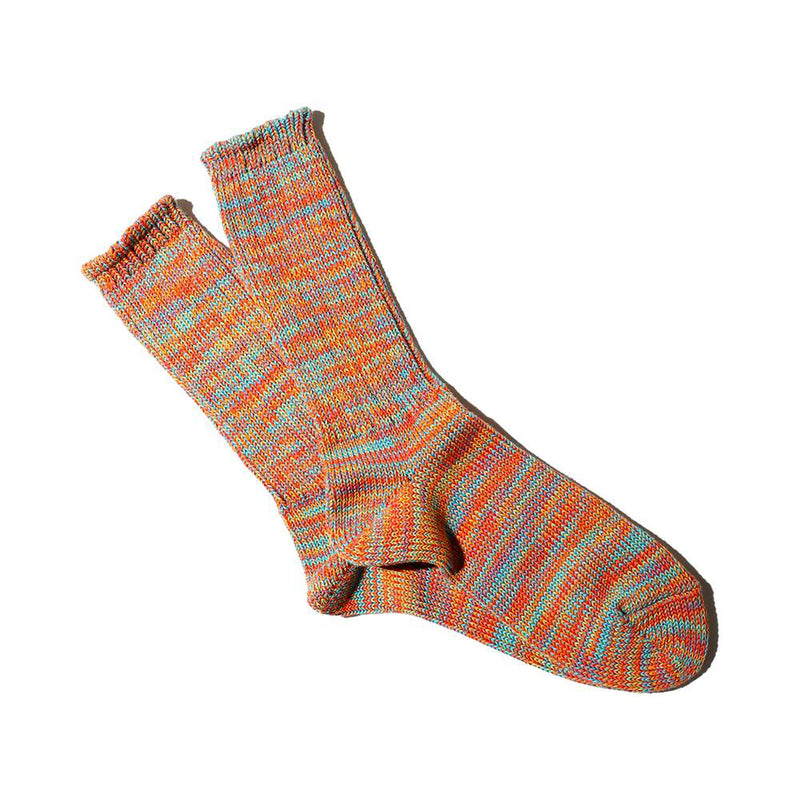 Anonymous ISM - Chaussettes 5 Color Mix - Orange