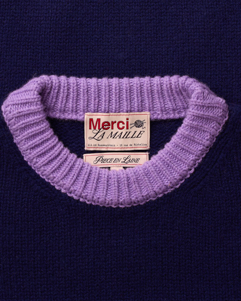 Merci - Eloise sweater - Blue & Purple