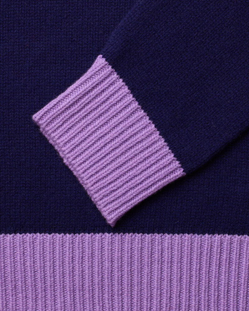 Merci - Eloise sweater - Blue & Purple