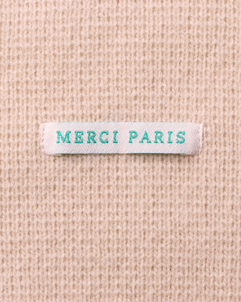 Merci - Pull Giulia - Ecru Marron & Bleu