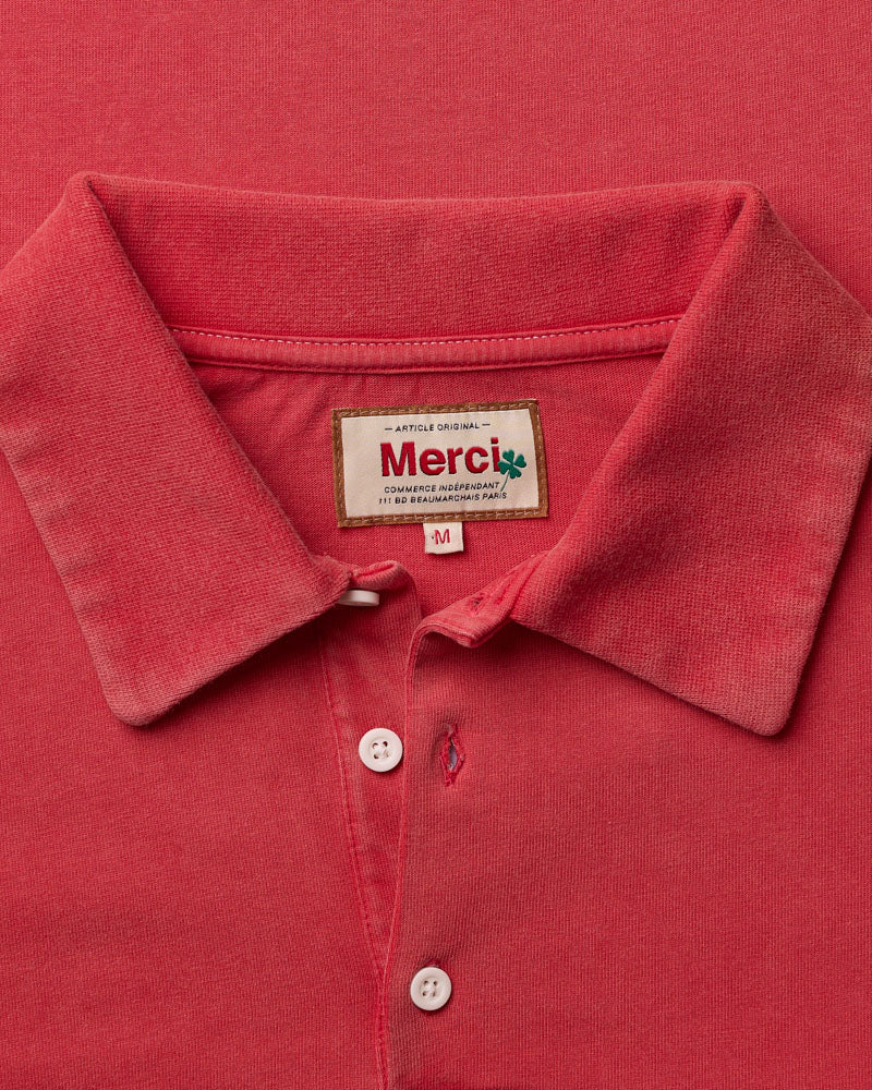 Merci - Silas Polo Shirt - Red