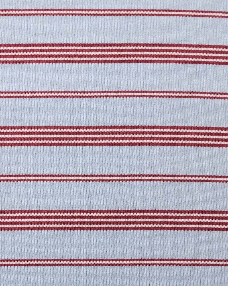 Merci - Julian T-Shirt - Blue & Bordeaux