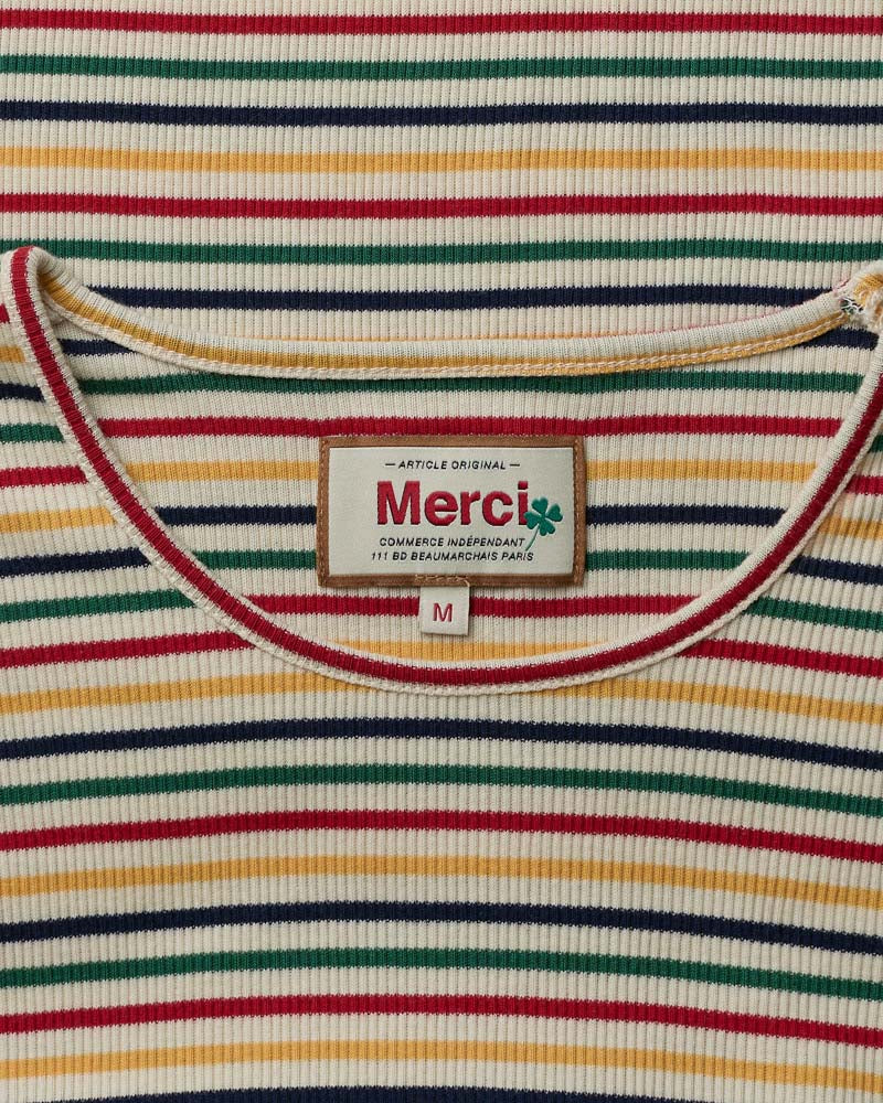 Merci - T-Shirt Carla - Ecru & Multi