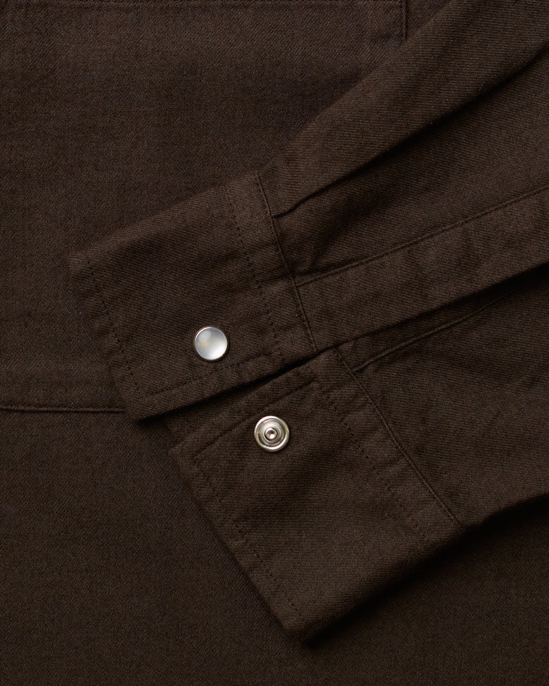 Merci - Chemise Pietro Flanelle - Marron