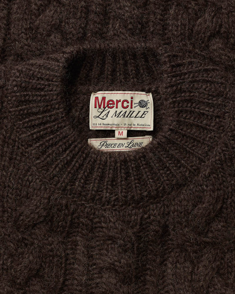 Merci - Pull Marius - Marron Chiné