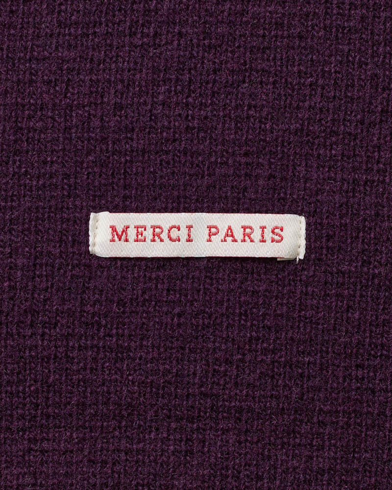 Merci - Pull Giulia - Violet Jaune & Rouge
