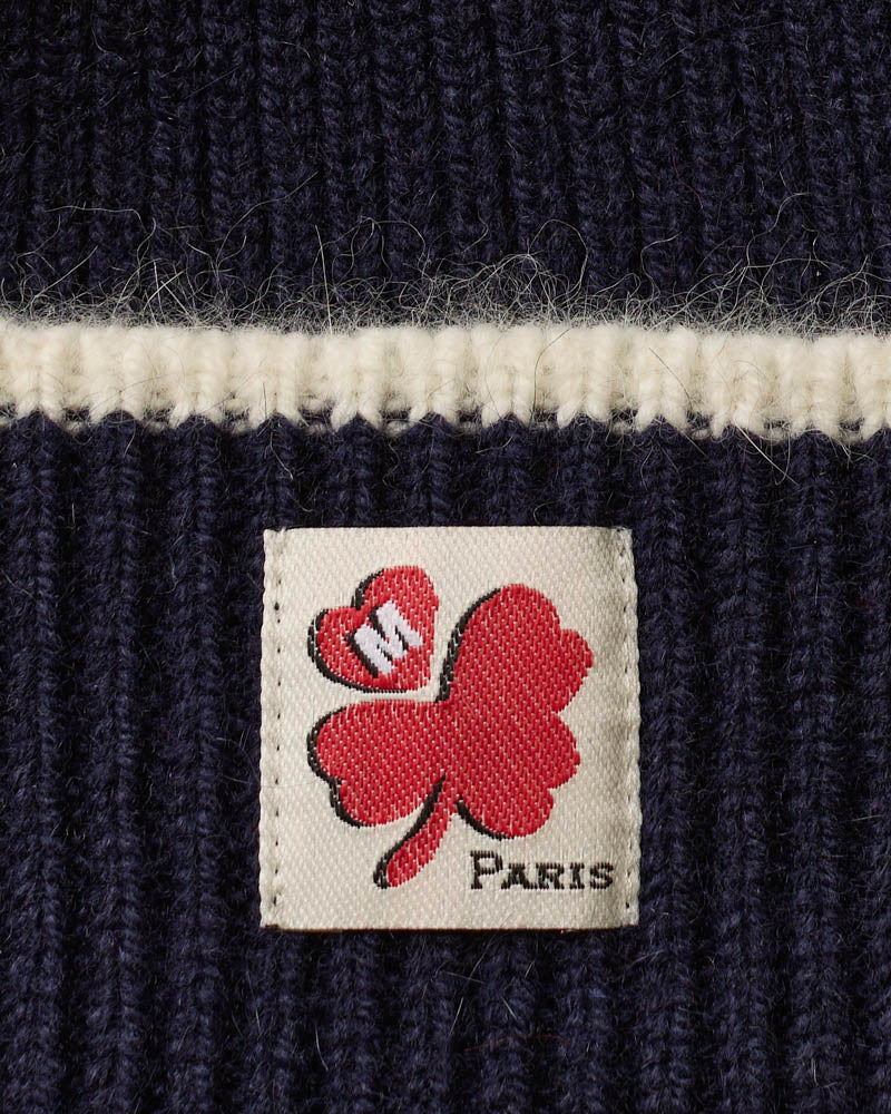 Merci - Bonnet Lucky Bicolore - Marine & Ecru