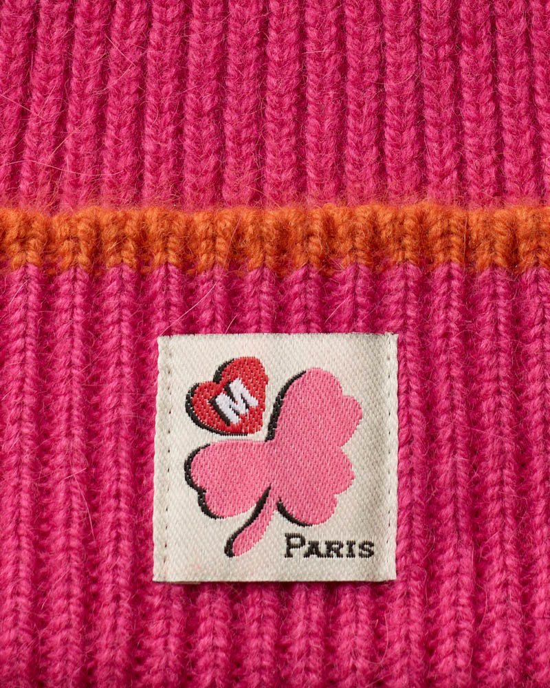 Merci - Bonnet Lucky Bicolore - Rose & Orange
