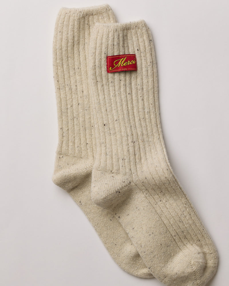 Merci - Sacha Socks - Ecru