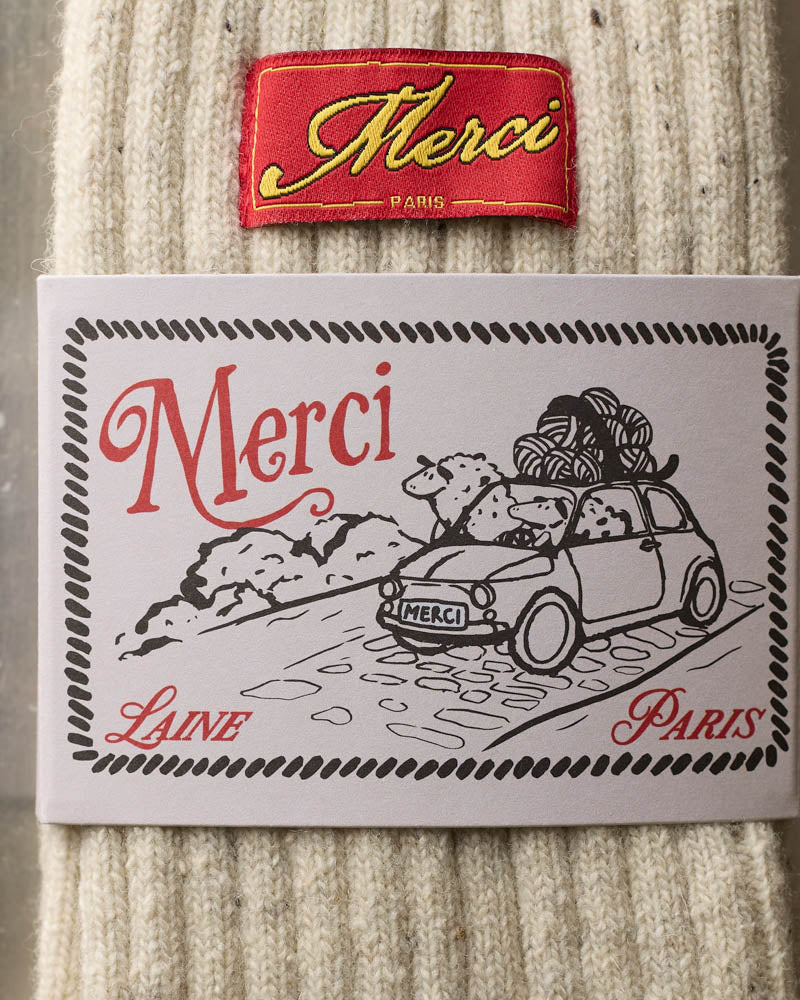 Merci - Sacha Socks - Ecru