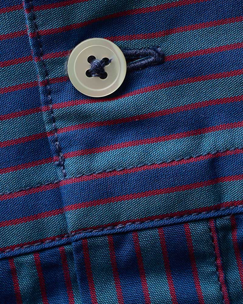 Merci - Chemise Constance Rayures - Bleu & Rouge