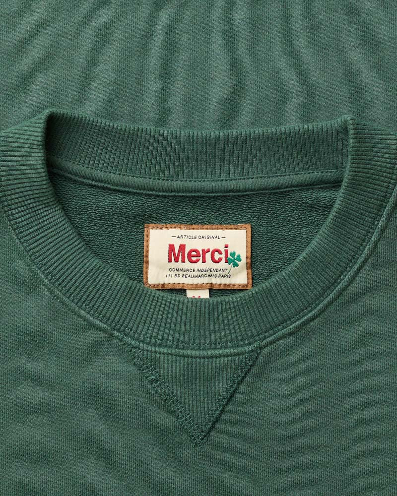 Merci - Sweat Dorian Bicolore - Vert & Vert Clair