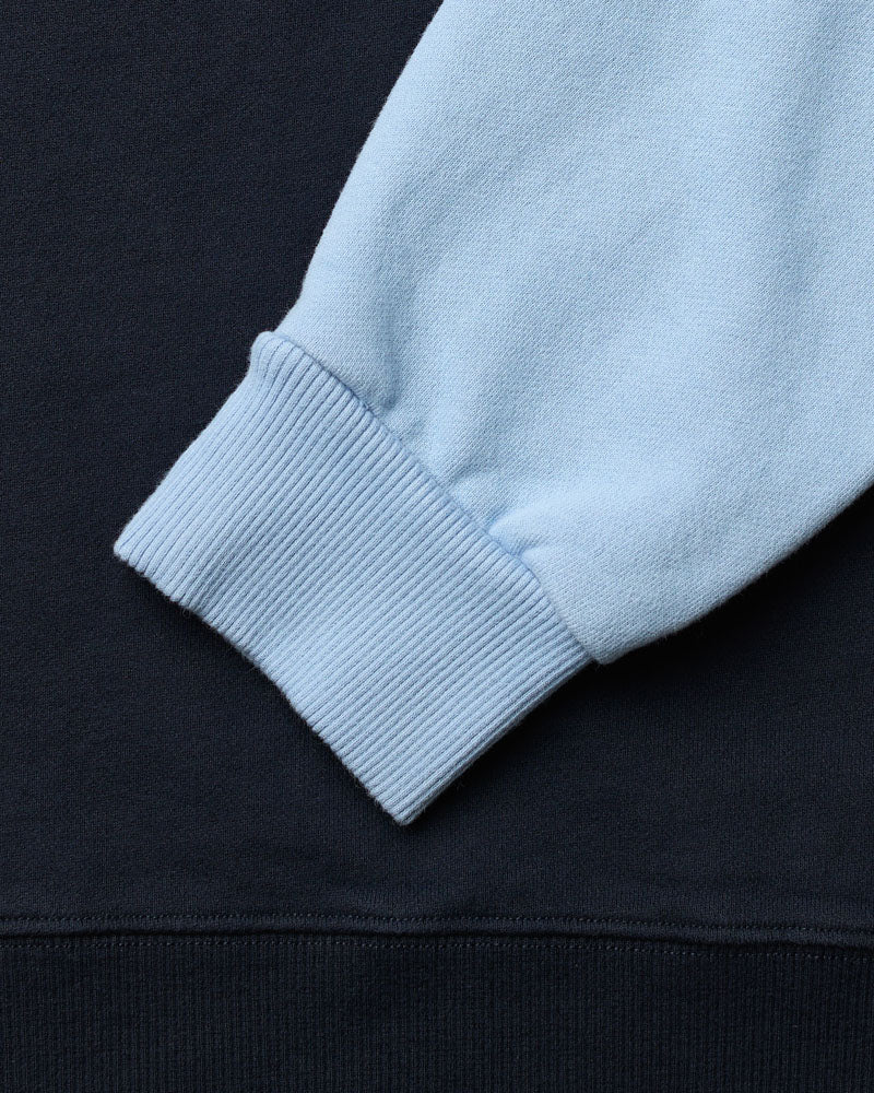 Merci - Sweat Dorian Bicolore - Marine & Bleu