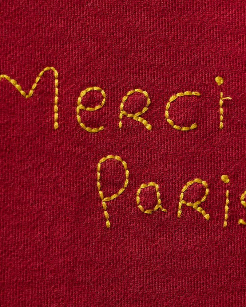 Merci - Sweat Dorian Bicolore - Rouge & Rose