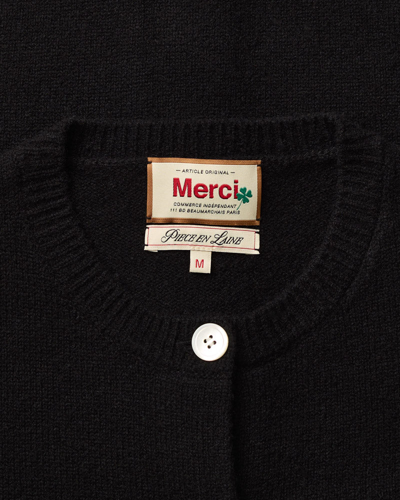 Merci - Cardigan Grace - Noir