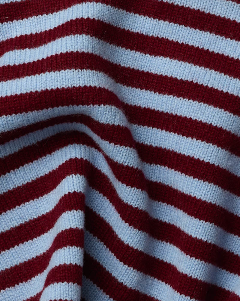 Merci - Martine Stripes Bandana - Red & Blue