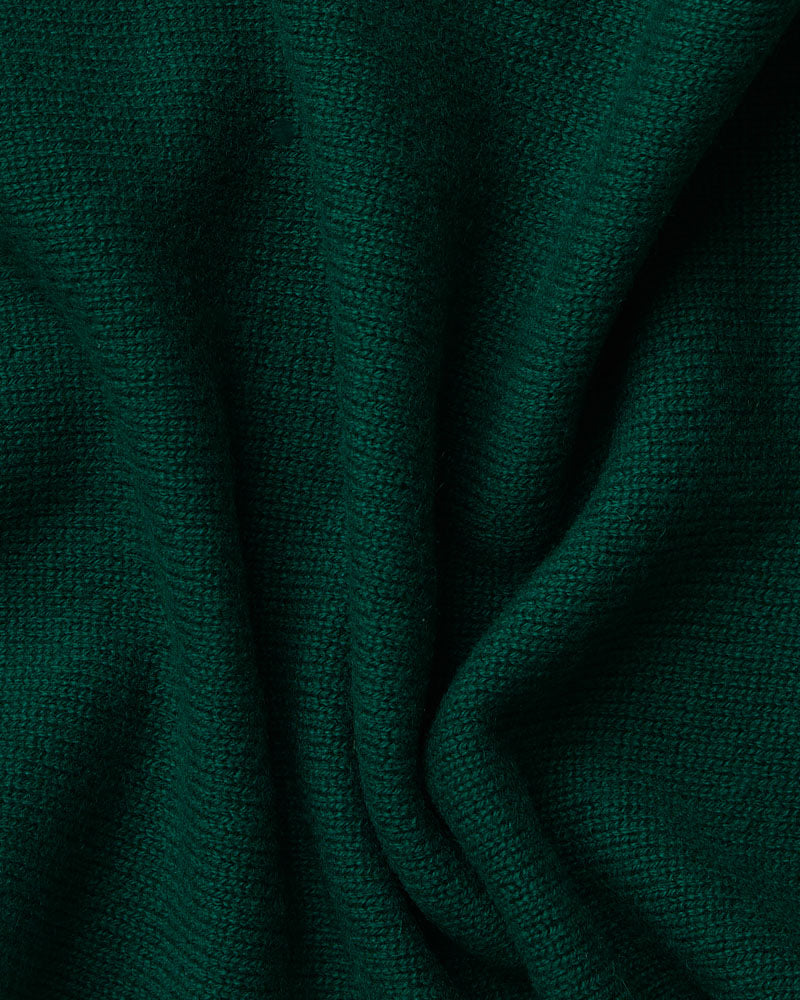 Merci - Martine Bicolored Cashmere Bandana - Green & Pink