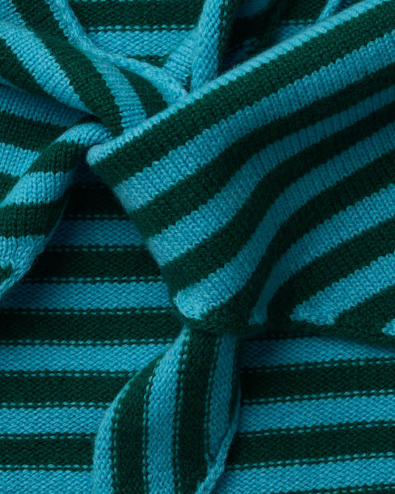 Merci - Martine Stripes Bandana - Blue & Green