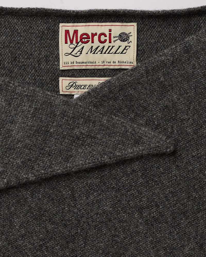Merci - Bandana En Cachemire Martine - Gris Chiné