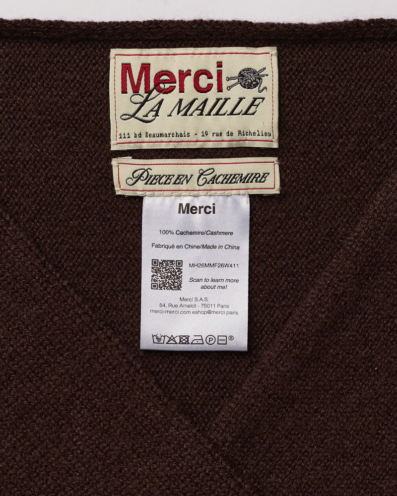 Merci - Martine cashmere bandana - Brown