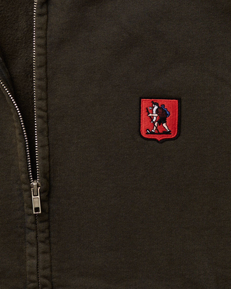 Au Vieux Campeur - Paid Holidays - Felix hooded sweatshirt - Khaki
