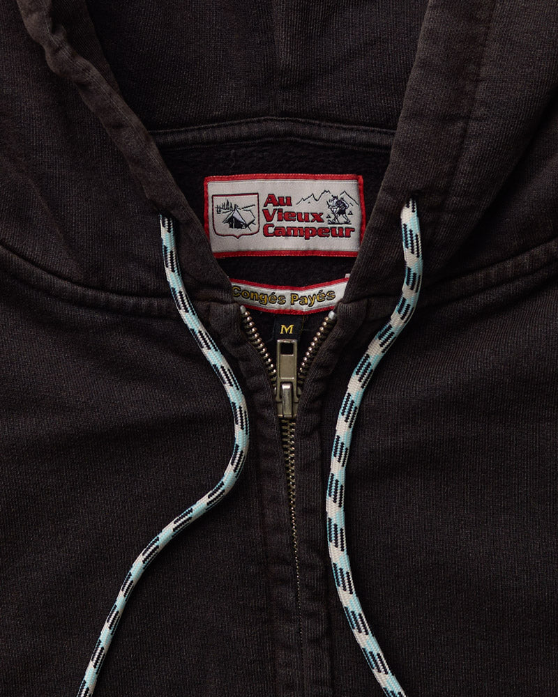 Au Vieux Campeur - Paid Holidays - Miller hoodie - Chocolat