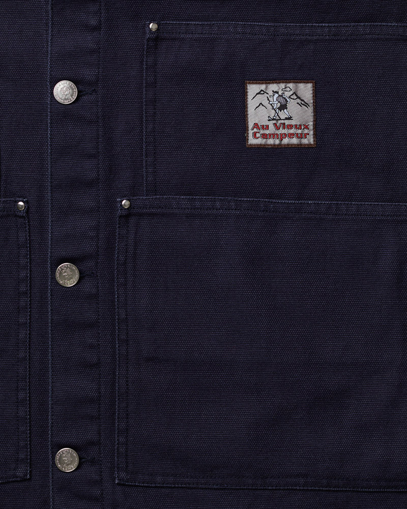 Au Vieux Campeur - Paid Leave - Henri Jacket - Navy & Chocolate