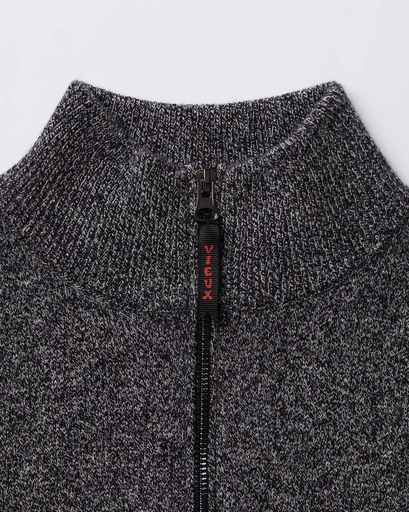 Au Vieux Campeur - Congés Payés - Pull Poppy - Noir Blanc Mouliné